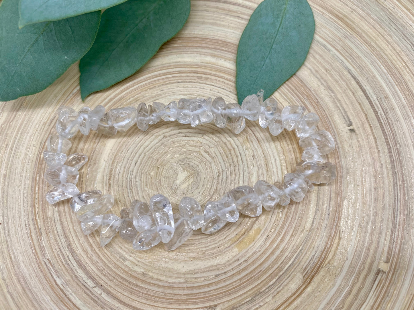 Splitterarmband Bergkristall