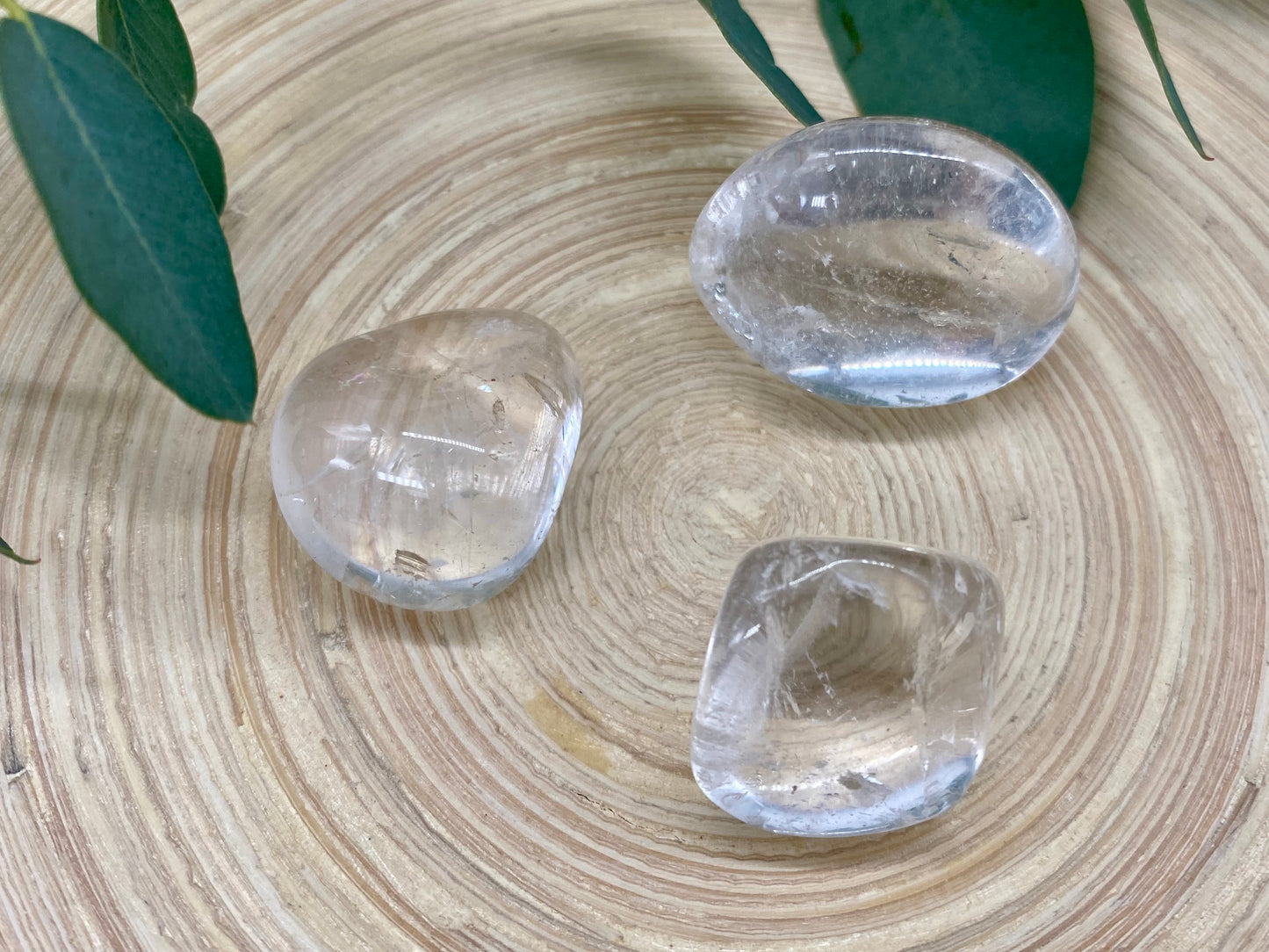 Bergkristall Trommelstein