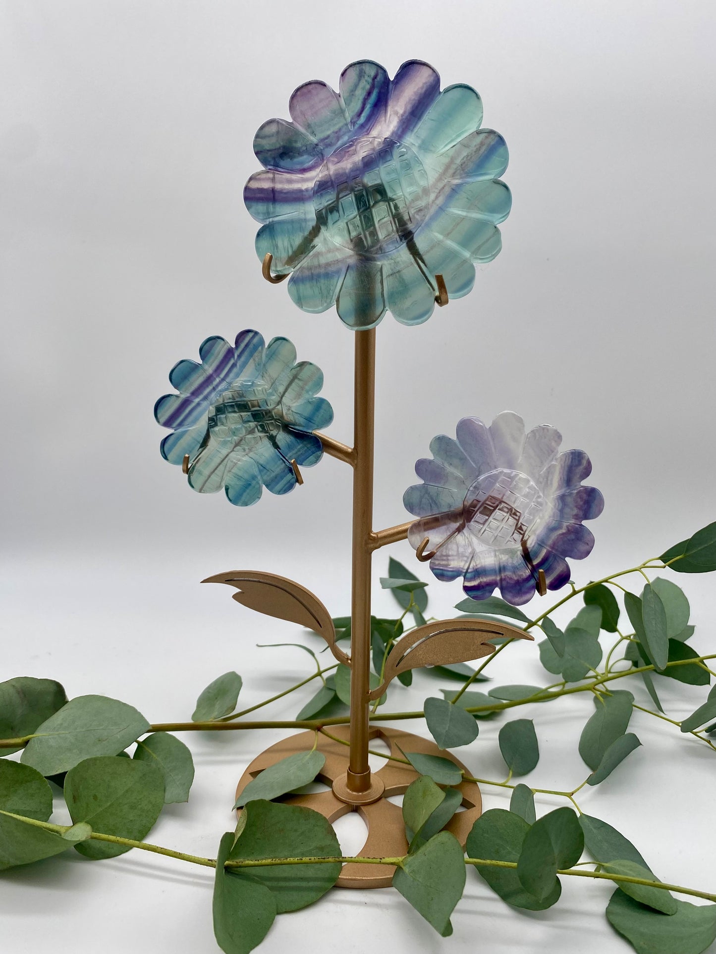 Große Blumen Fluorit