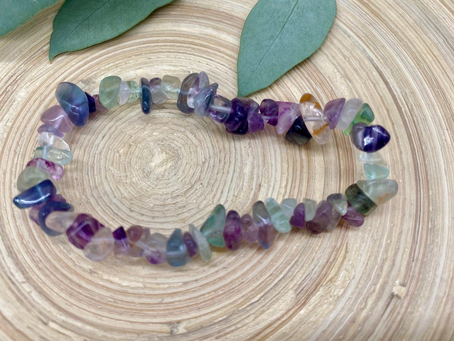 Splitterarmband Fluorit