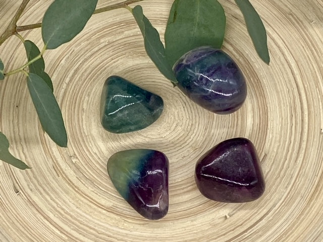 Fluorit Trommelstein