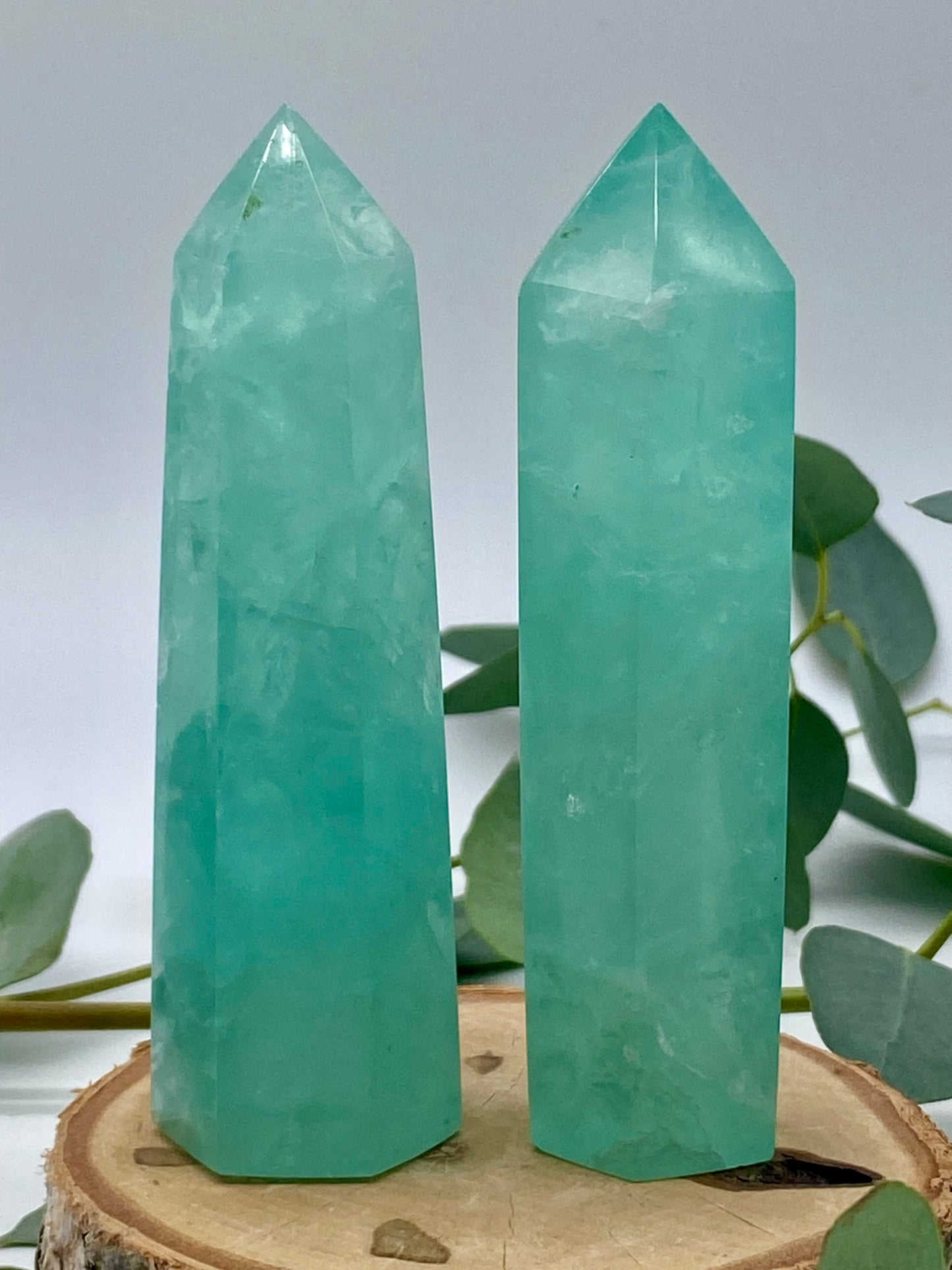 Grüner Fluorit Turm