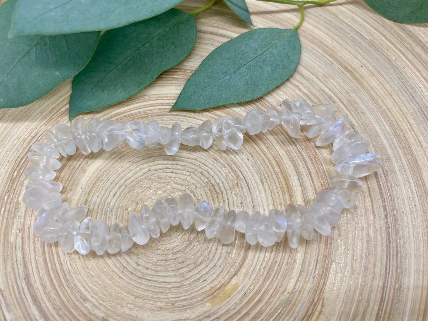 Splitterarmband Mondstein