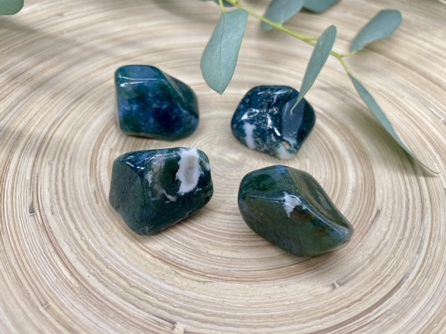 Moosachat Trommelstein