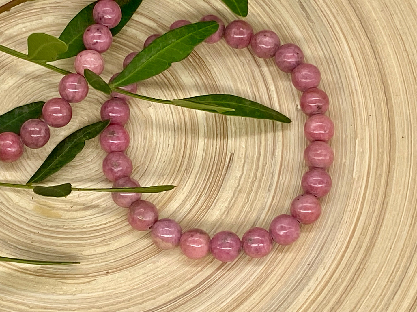 Kugelarmband Rhodonit