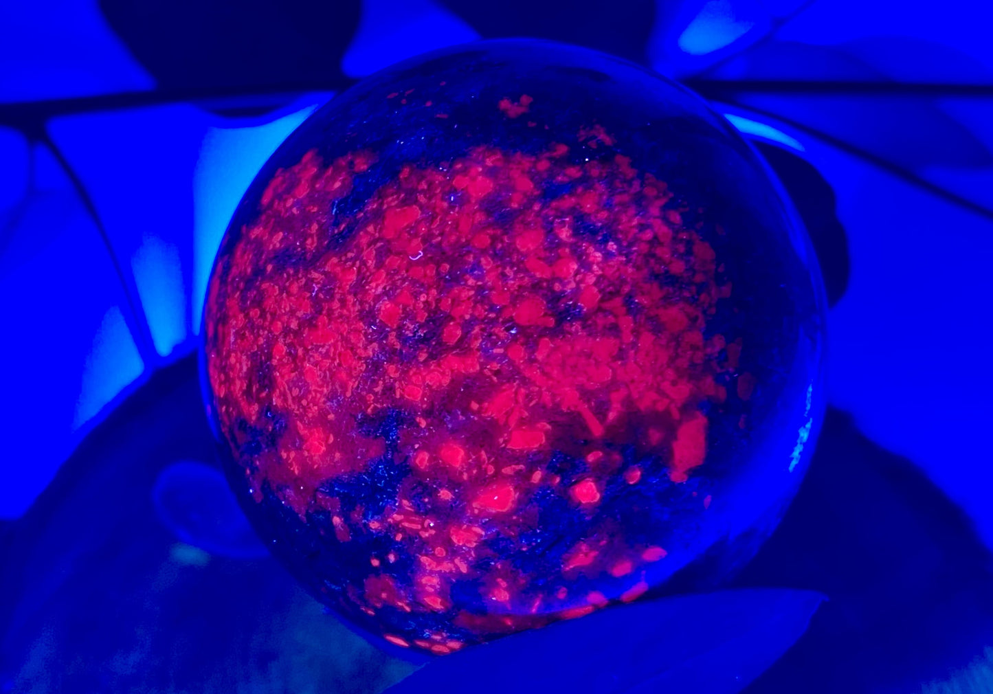 Ruby in Kyanite Kugel