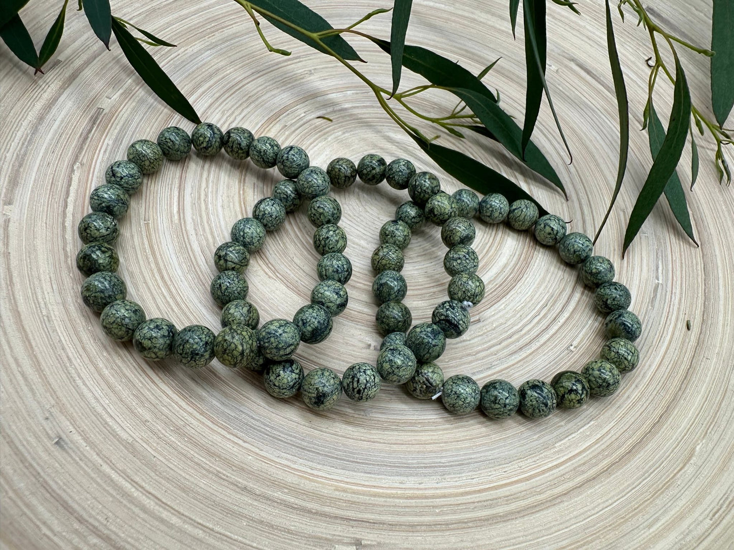 Kugelarmband Serpentin