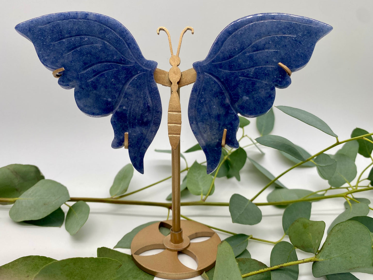 Schmetterlinge Blauer Aventurin