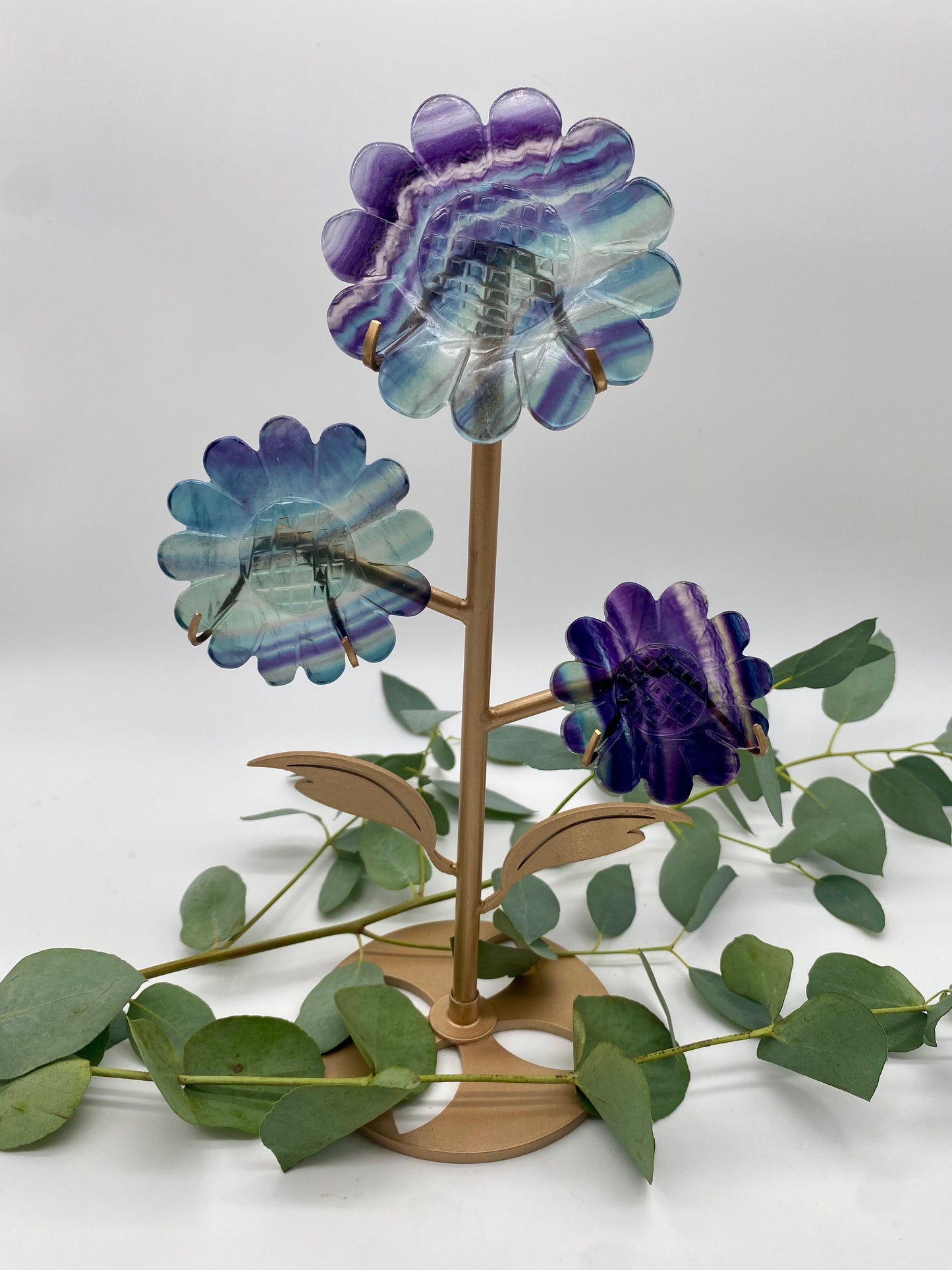 Große Blumen Fluorit