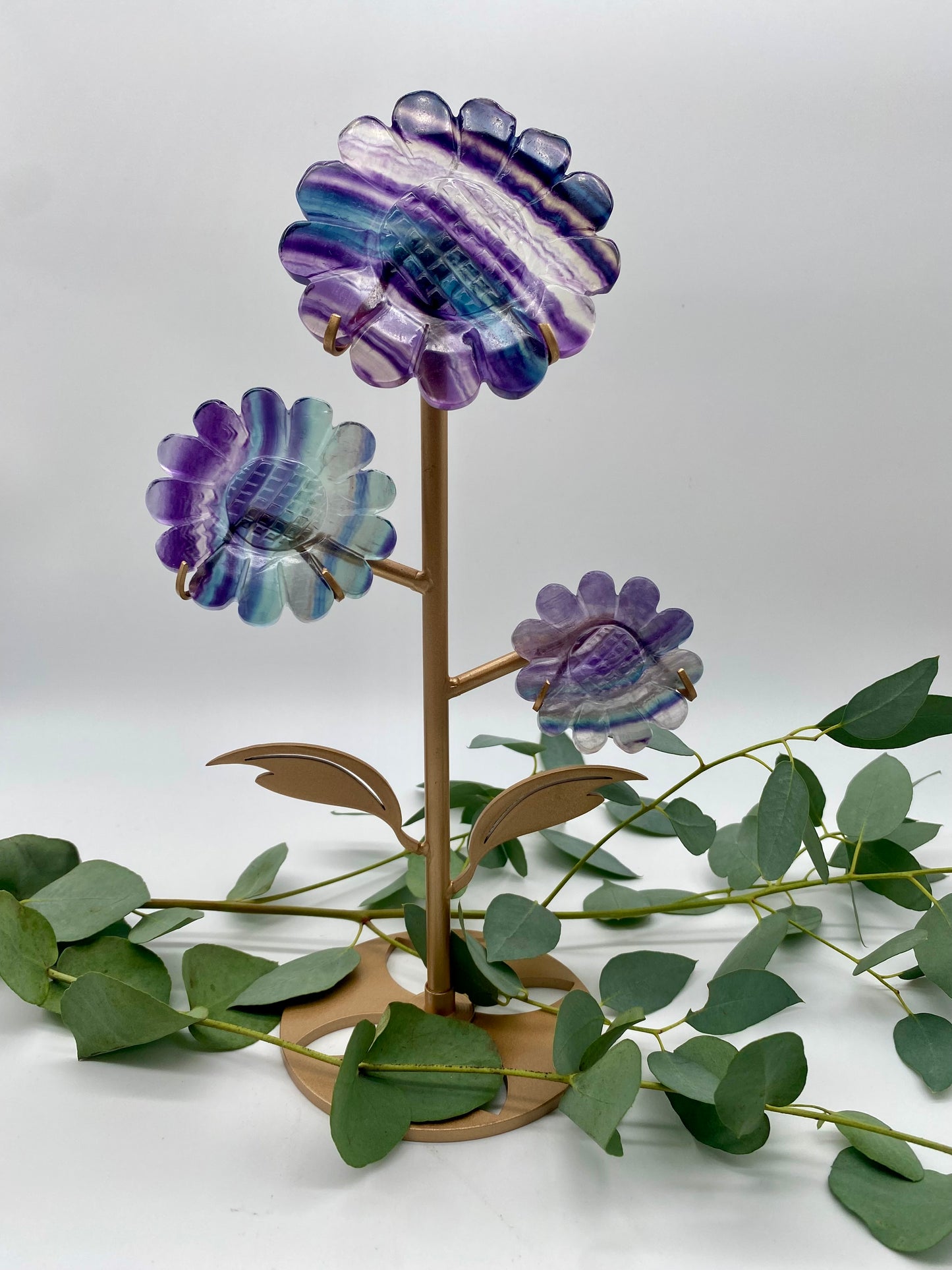 Große Blumen Fluorit