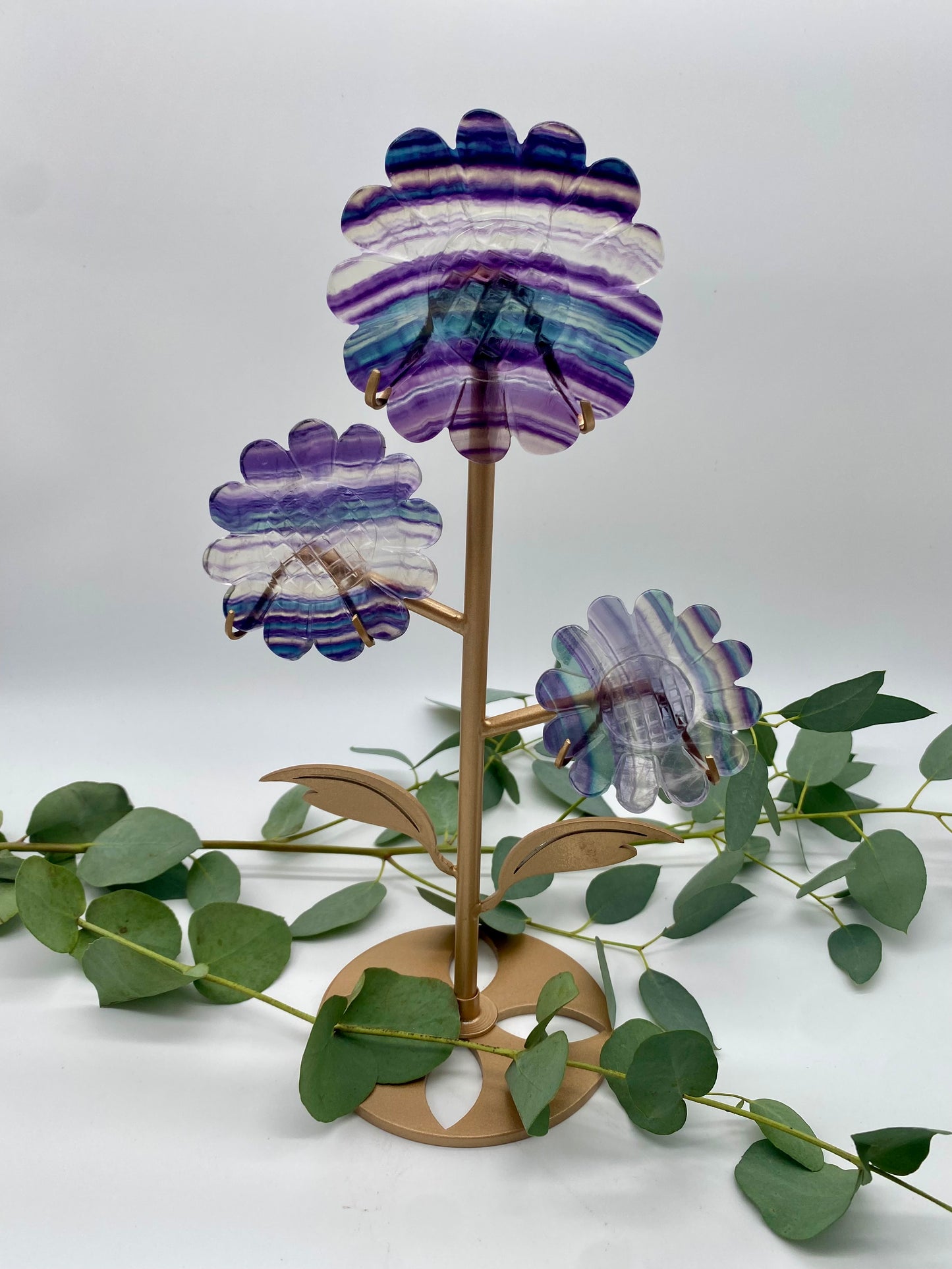 Große Blumen Fluorit