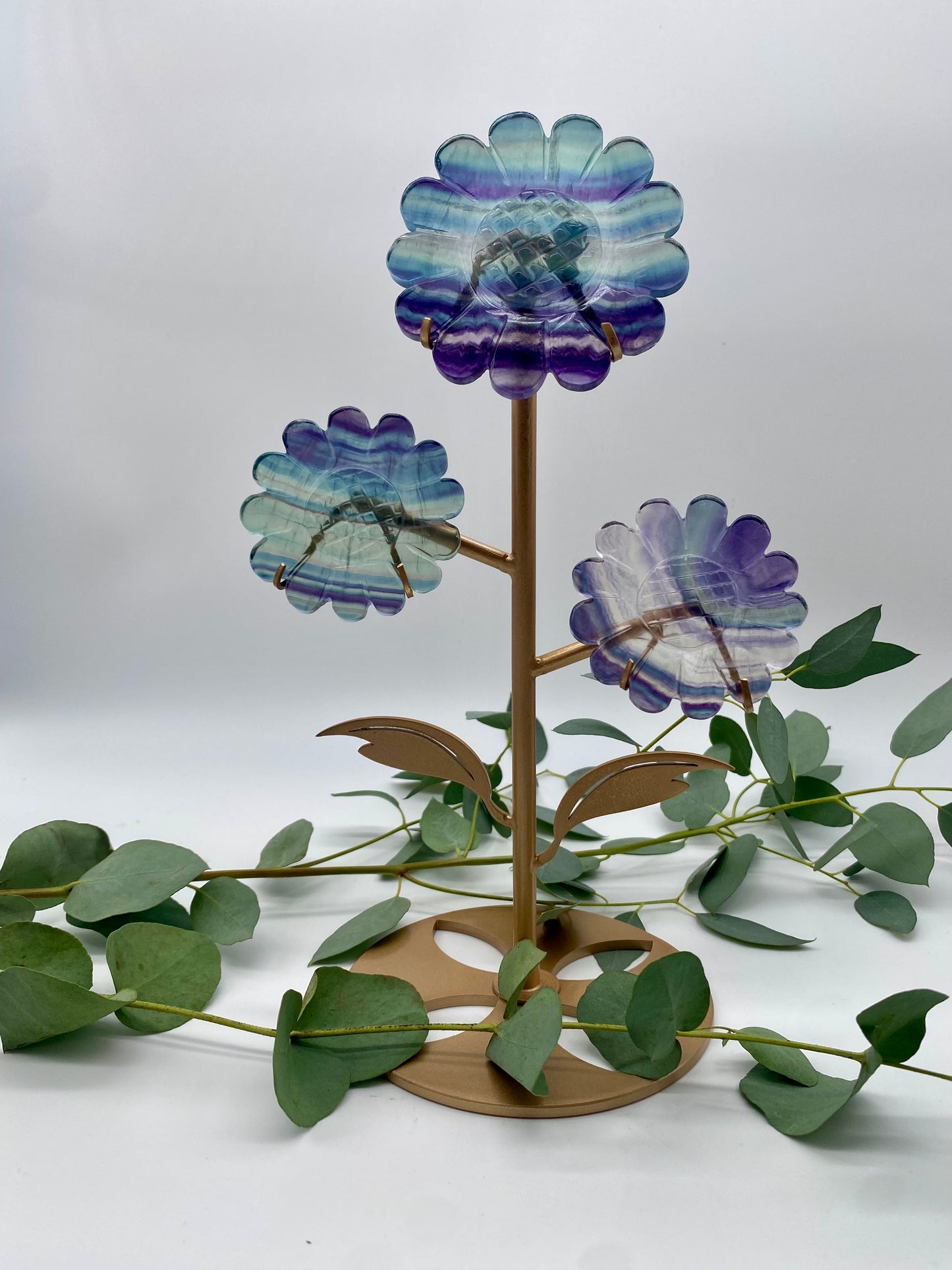 Große Blumen Fluorit