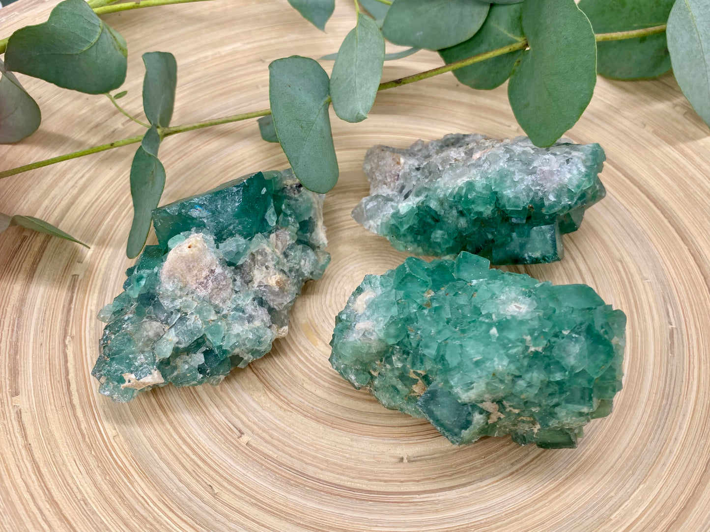 Rohsteine Fluorit grün