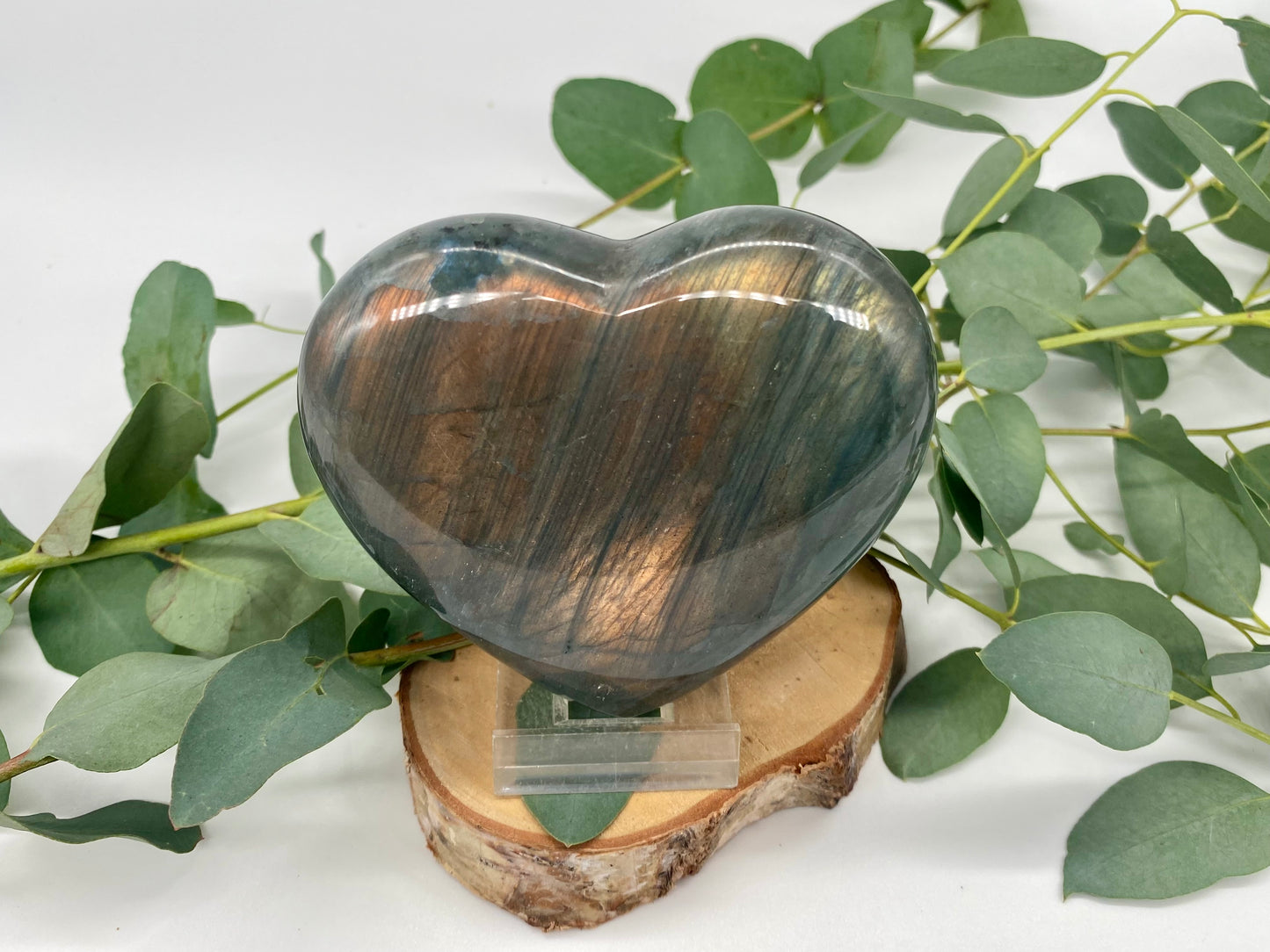 Sunset Labradorit Herz