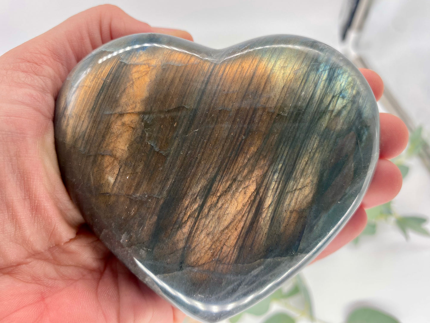 Sunset Labradorit Herz