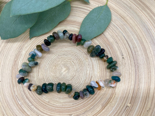 Splitterarmband Moosachat