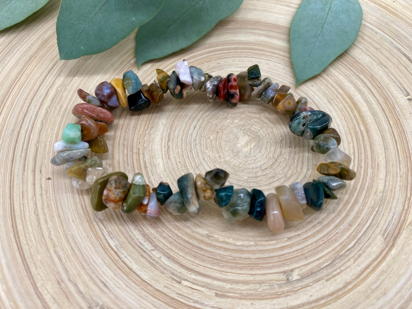 Splitterarmband Ozean Jaspis