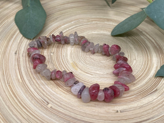 Splitterarmband Rhodonit