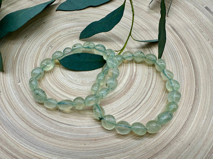 Kugelarmband Prehnit Nuggetarmband